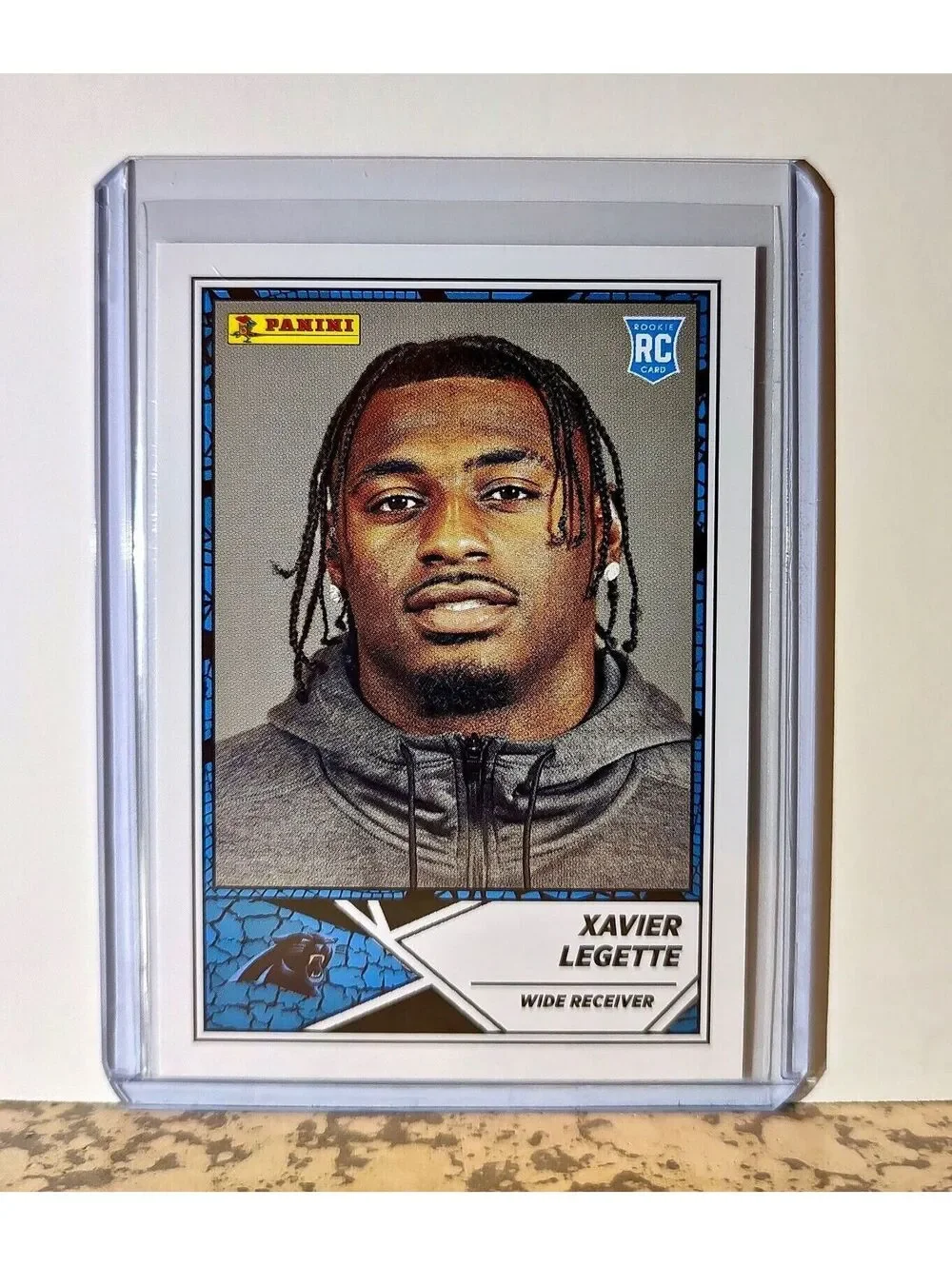 Xavier Legette 2024 Panini NFL #84 Rookie Sticker Card Carolina Panthers